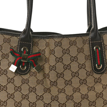 Gucci Monogram Medium Princy Tote Dark Brown 8 of 10