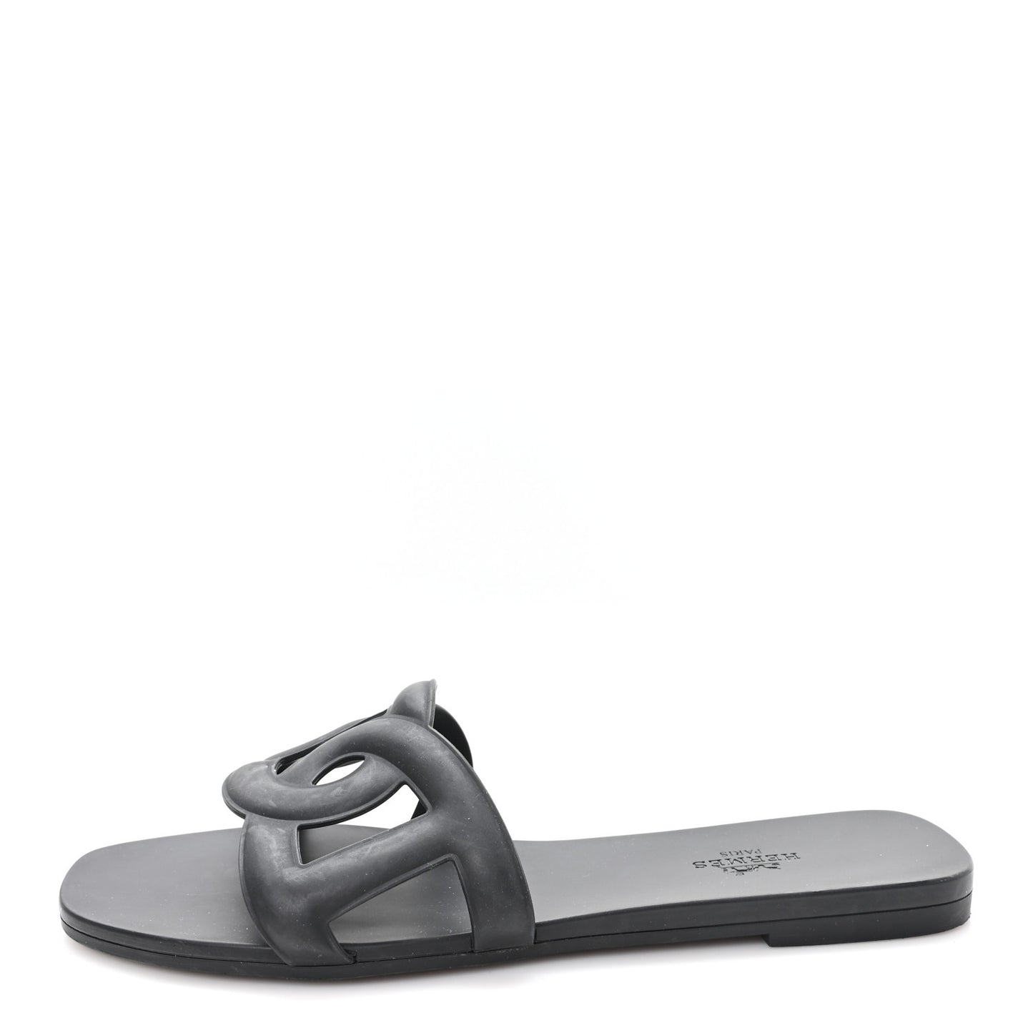 Rubber Aloha Sandals 38 Black