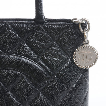 Chanel Caviar Medallion Tote Black 7 of 8
