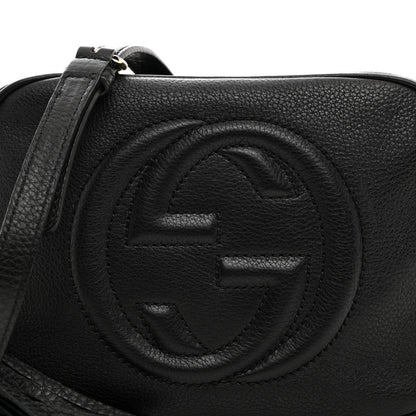 Gucci Pebbled Calfskin Small Soho Disco Bag Black 9 of 11