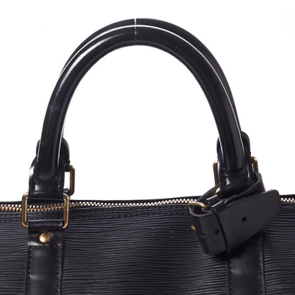 Louis Vuitton Epi Keepall 55 Black 7 of 10