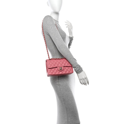Chanel Caviar Quilted Small Double Flap Pink 2 of 11