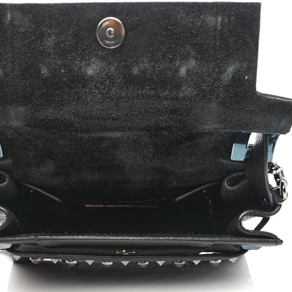 Valentino Garavani Grainy Calfskin Onyx Small My Rockstud Rolling Frame Bag Black 4 of 4