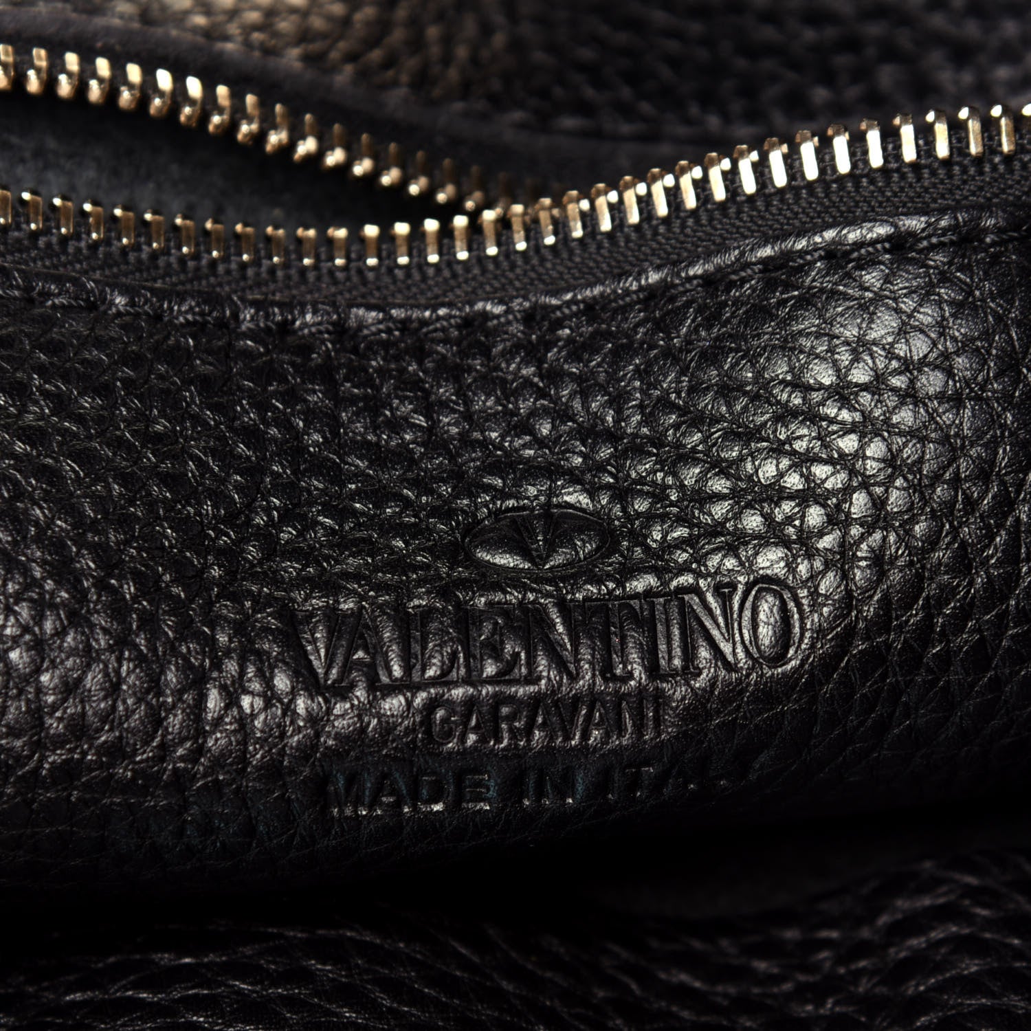 Valentino Garavani Pebbled Calfskin Small Rockstud Flip-Lock Messenger Bag Black 6 of 9