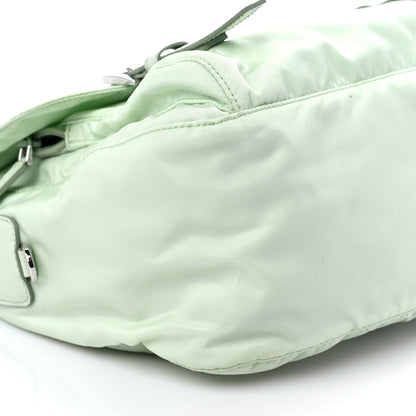 Prada Re-Nylon Single Pocket Messenger Bag Acqua 6 of 9