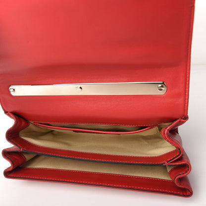 Valentino Garavani Nappa Petale Chain Shoulder Bag Red 5 of 11