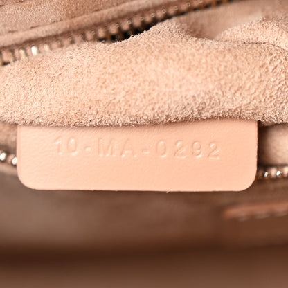 Christian Dior Calfskin Cannage Diamond Small My ABCDior Lady Dior Rose Des Vents 7 of 14