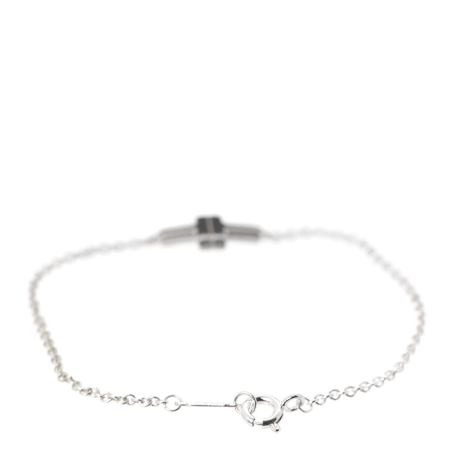 Tiffany Sterling Silver T Two Single Chain Bracelet 3 of 6
