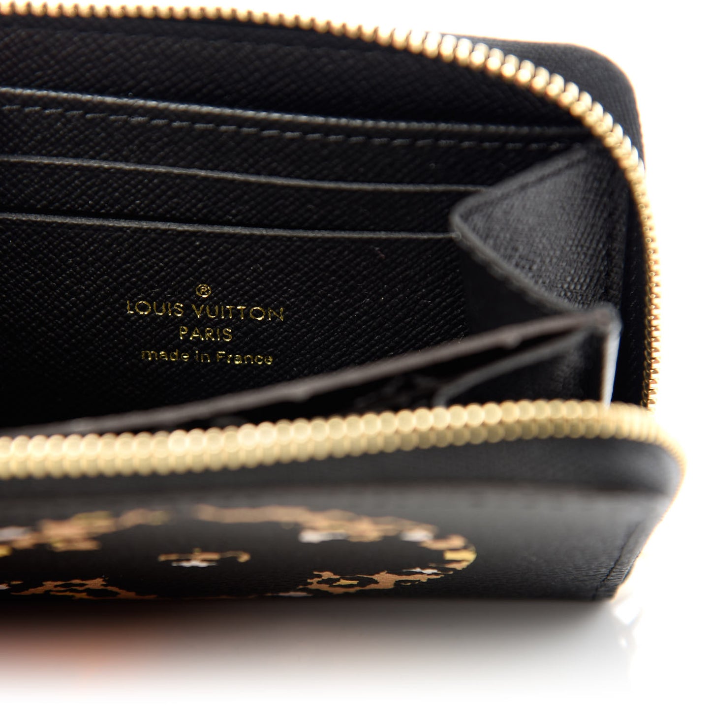 Monogram Giant Jungle Zippy Coin Purse Black