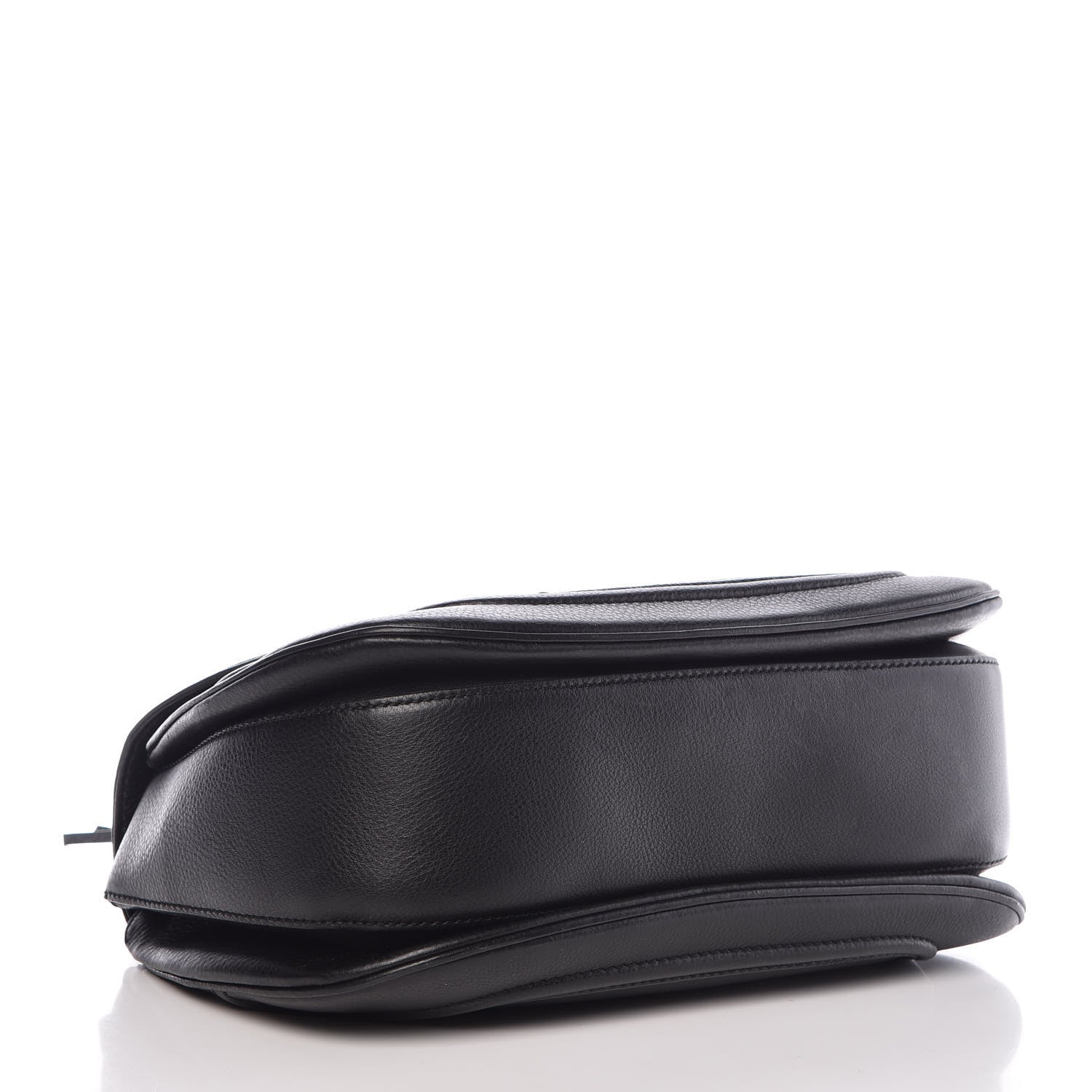 Gucci Calfskin Large New Bamboo Top Handle Bag Black 5 of 13