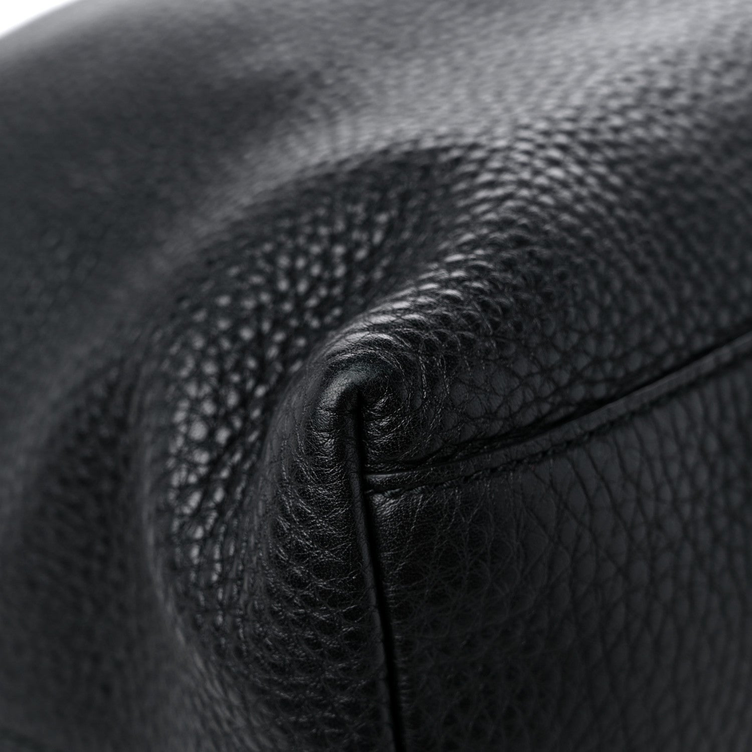 Gucci Pebbled Calfskin Medium Soho Chain Shoulder Bag Black 10 of 13