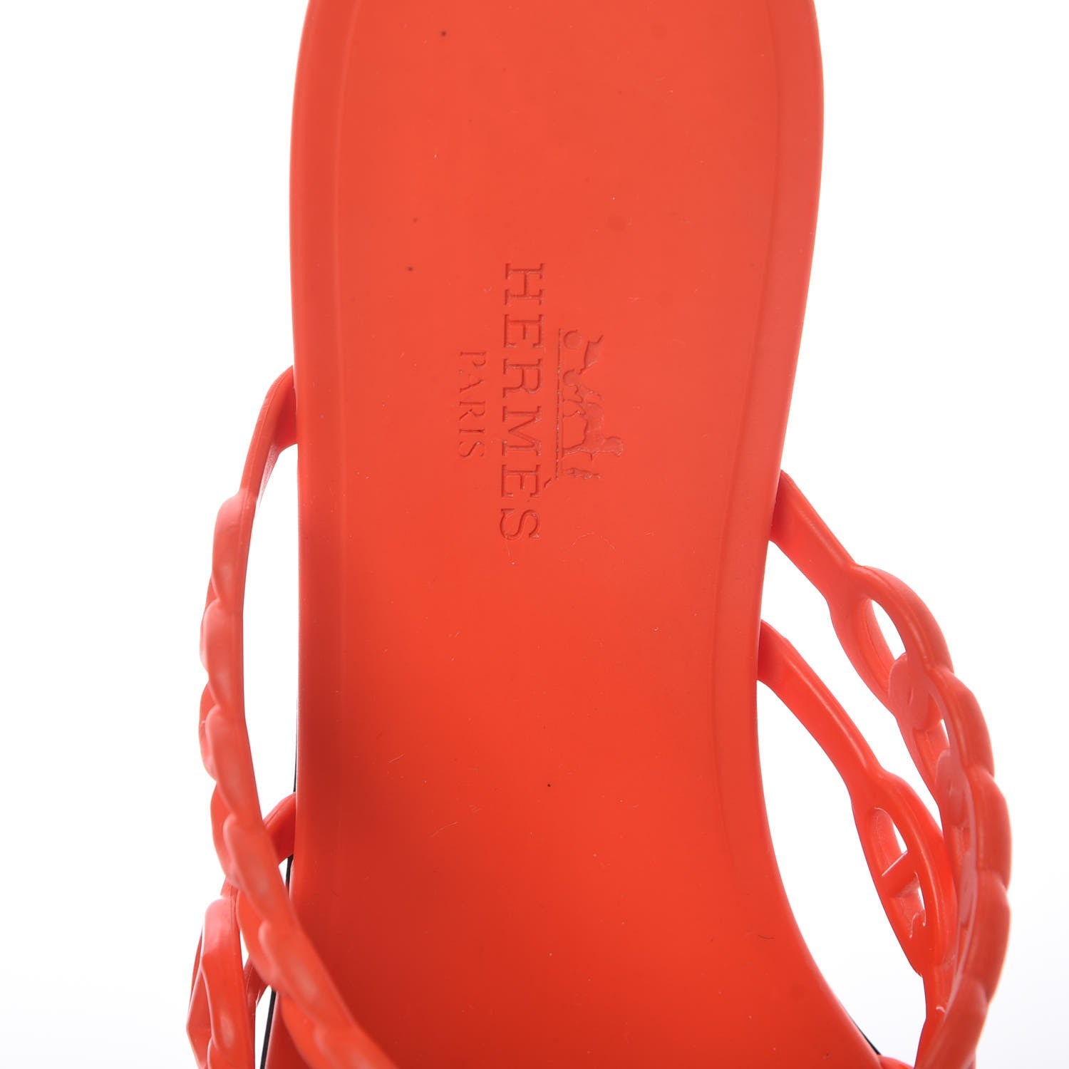 Hermes Chaine d'Ancre Nude Sandals 37 Pavot 9 of 15