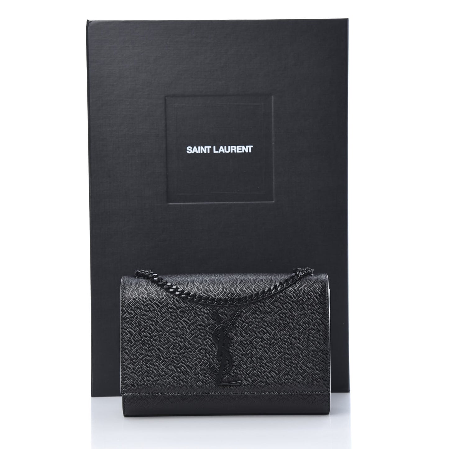 Grain De Poudre Small Monogram Kate Satchel Black