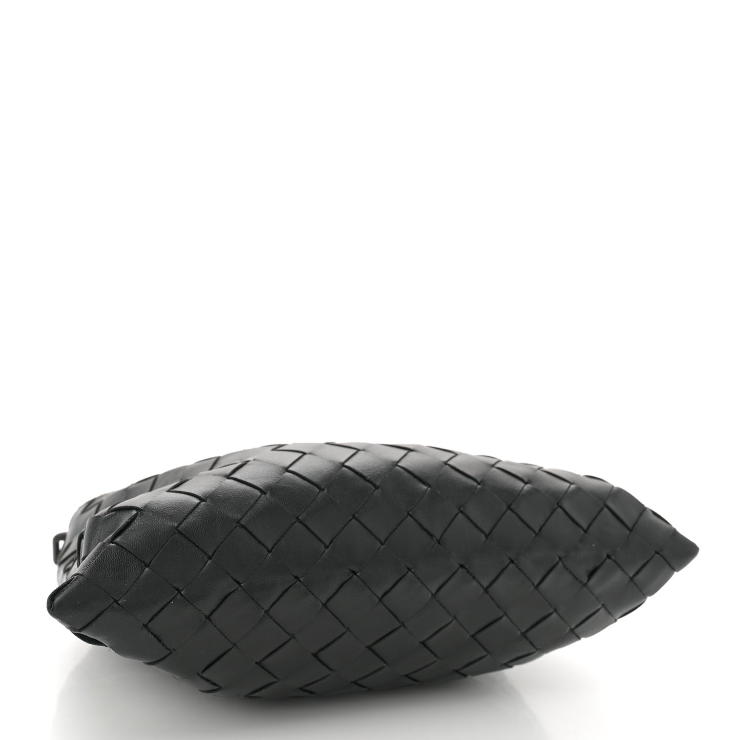 Calfskin Intrecciato Mini Hop Black