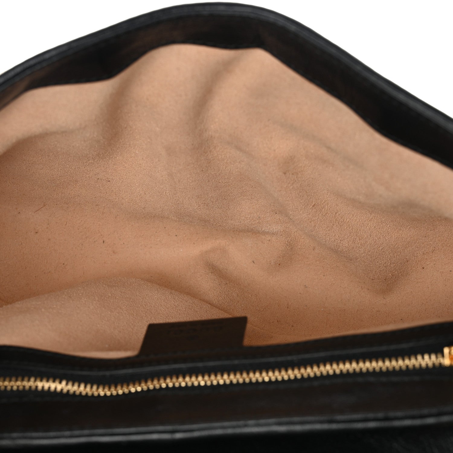 Gucci Monogram Matelasse Diagonal Small GG Marmont Shoulder Bag Beige Black 5 of 10