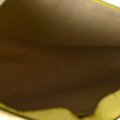 Loewe Calfskin Embossed Repeat T Pouch Lemon 4 of 6
