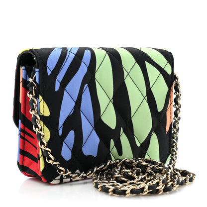 Chanel Canvas Printed CC Mini Clutch With Chain Multicolor 3 of 11