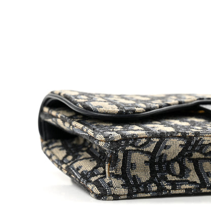 Christian Dior Oblique Saddle Belt Bag Blue 9 of 14