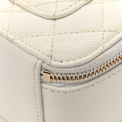 Chanel Caviar Quilted Small Pick Me Up Vanity Case White 16 of 16