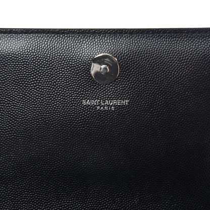 Saint Laurent Grain De Poudre Small Monogram Kate Satchel Black 6 of 7
