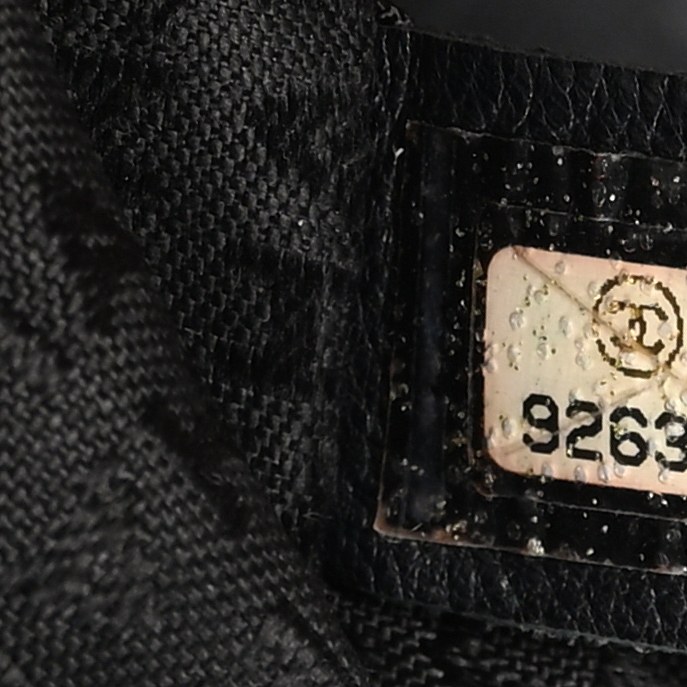 Caviar Square Stitched Bowler Black