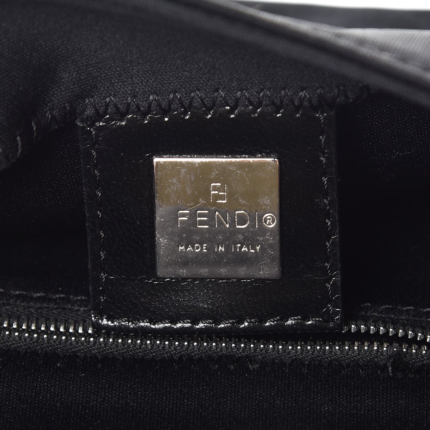 Nylon Baguette Bag Black