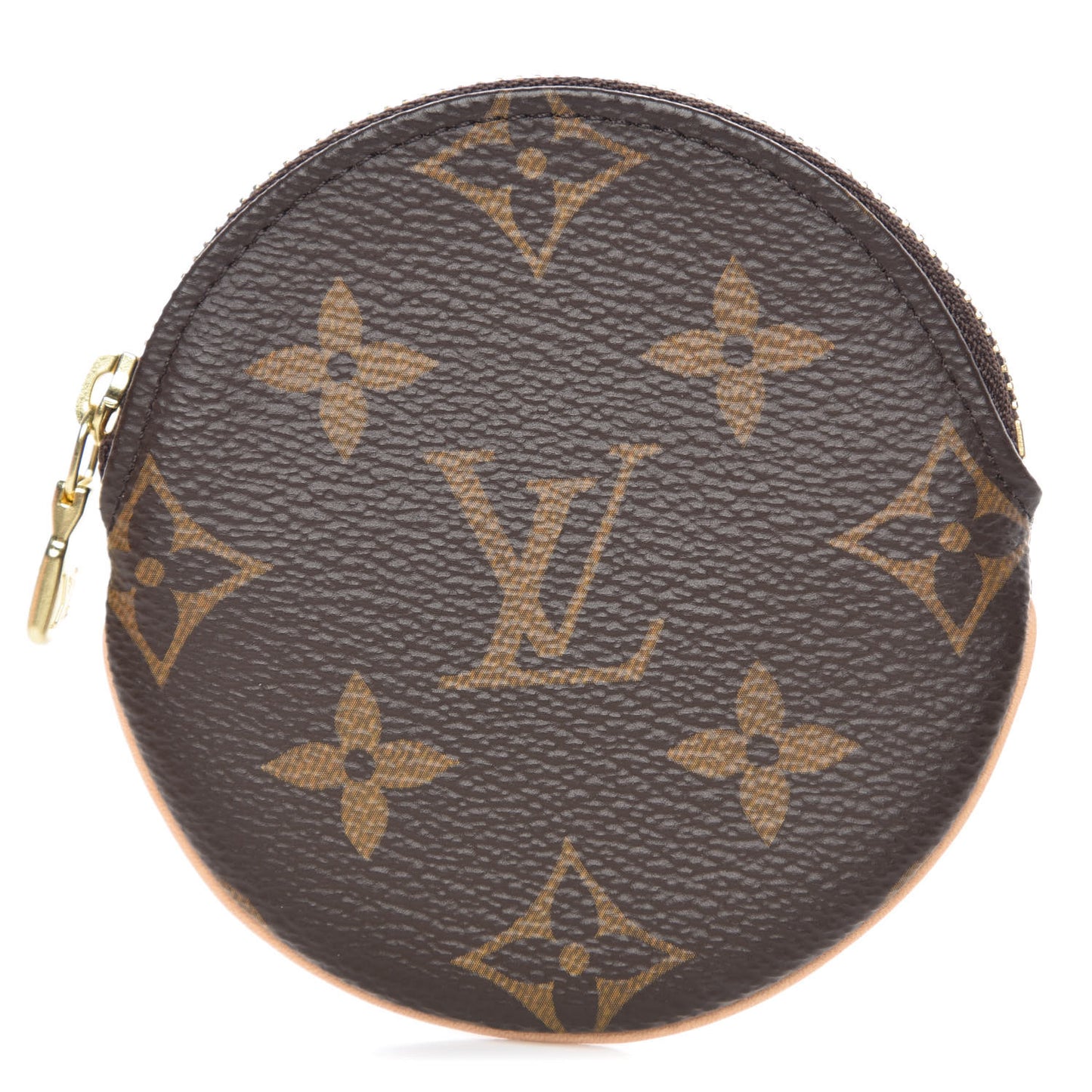 Monogram Round Coin Purse