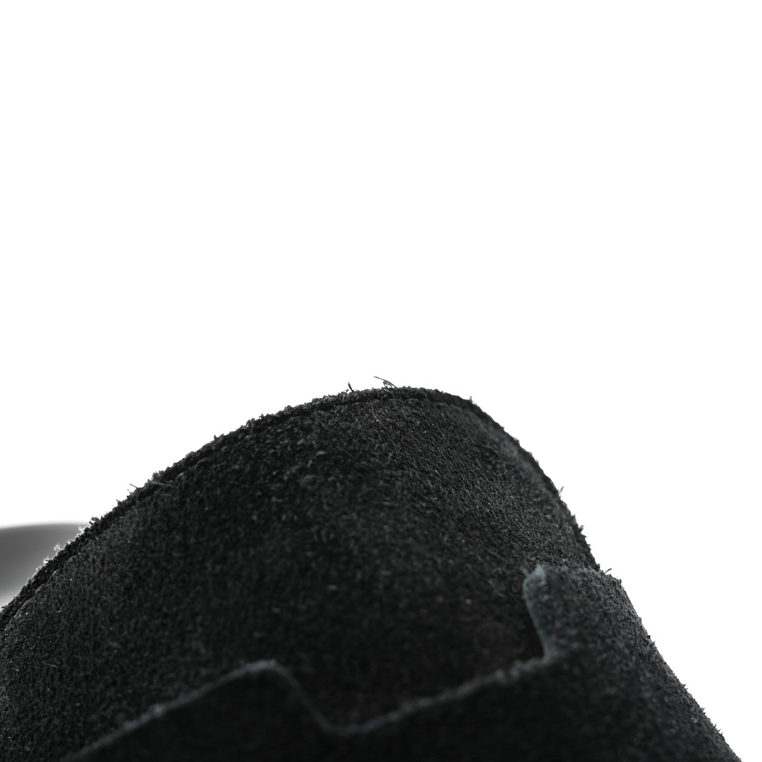 Hermes Suede Calfskin Go Mules 37 Black 9 of 10