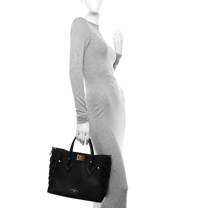 Louis Vuitton Calfskin Monogram Tufting On My Side Black 3 of 9