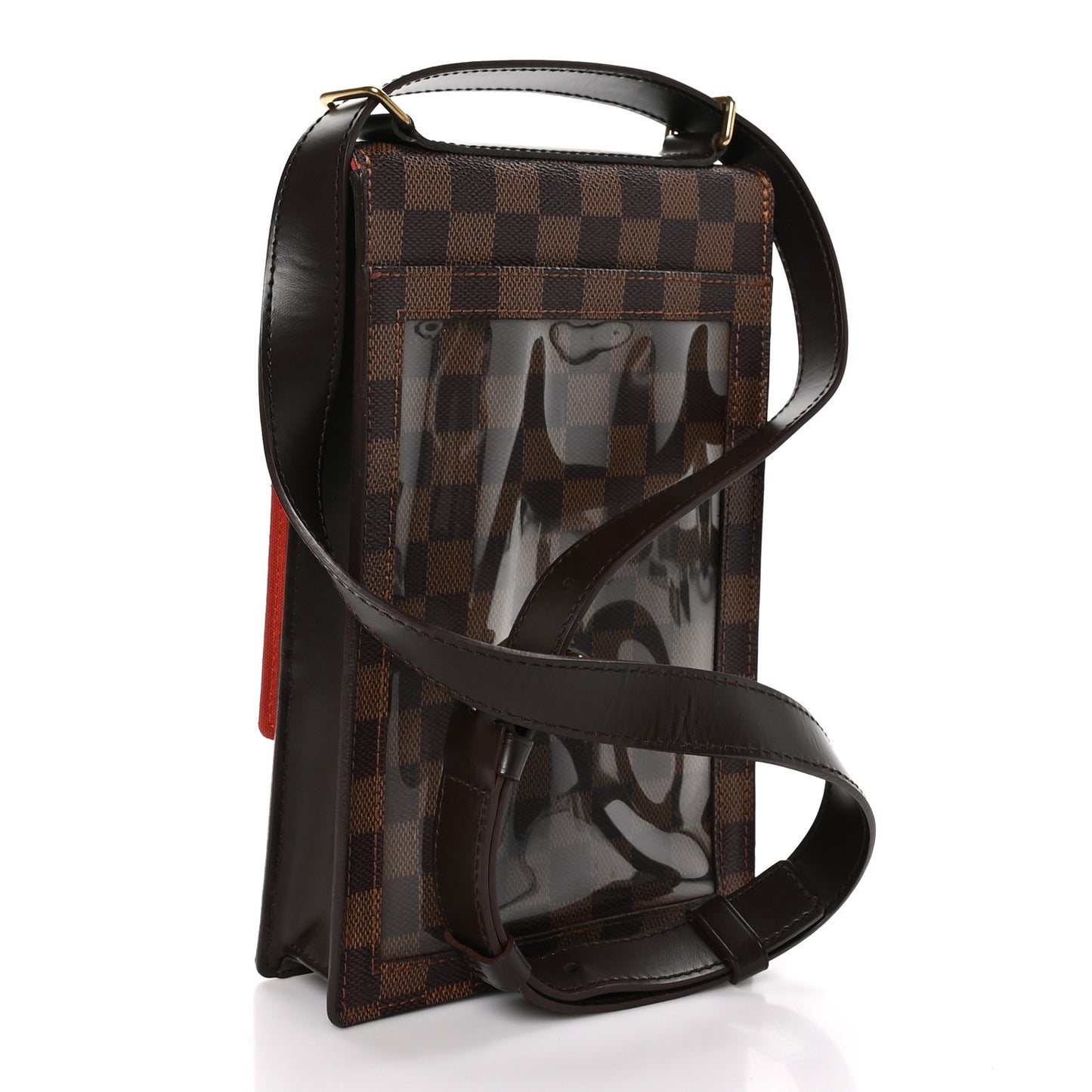 Damier Ebene Portobello Travel Shoulder Bag