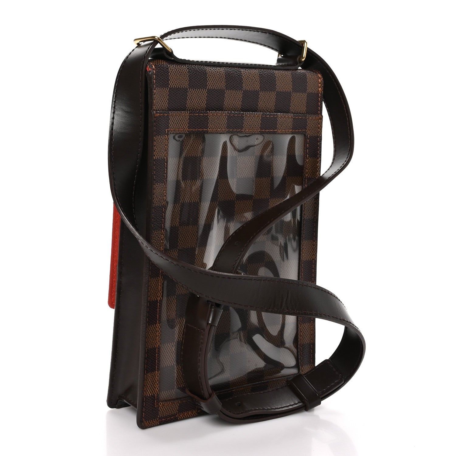 Louis Vuitton Damier Ebene Portobello Travel Shoulder Bag 3 of 9