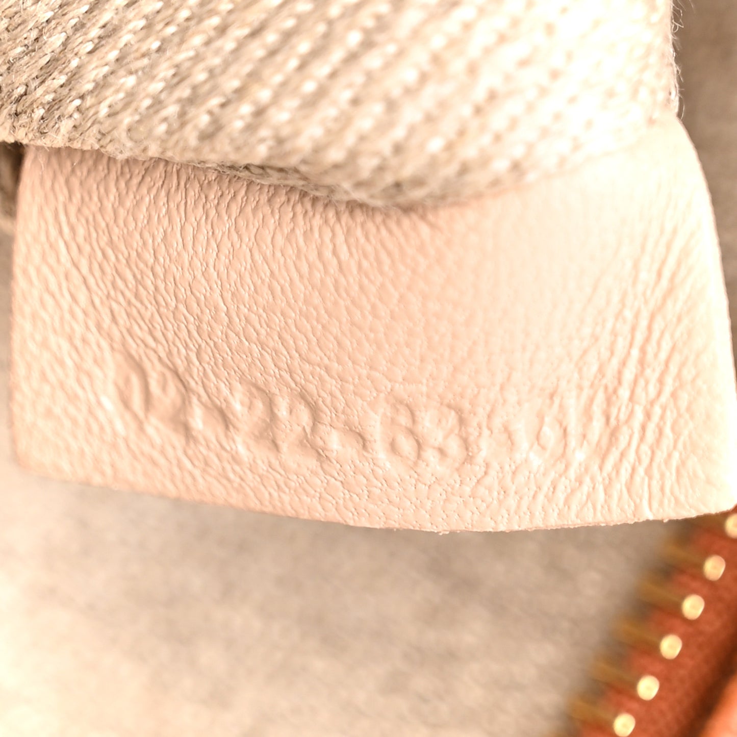 Calfskin Studded Medium Marcie Double Carry Tan
