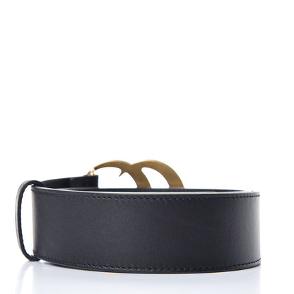 Gucci Calfskin Double G 40mm Belt 80 32 Black 3 of 6