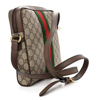 Gucci GG Supreme Monogram Web Small Ophidia Messenger Bag Brown 3 of 13