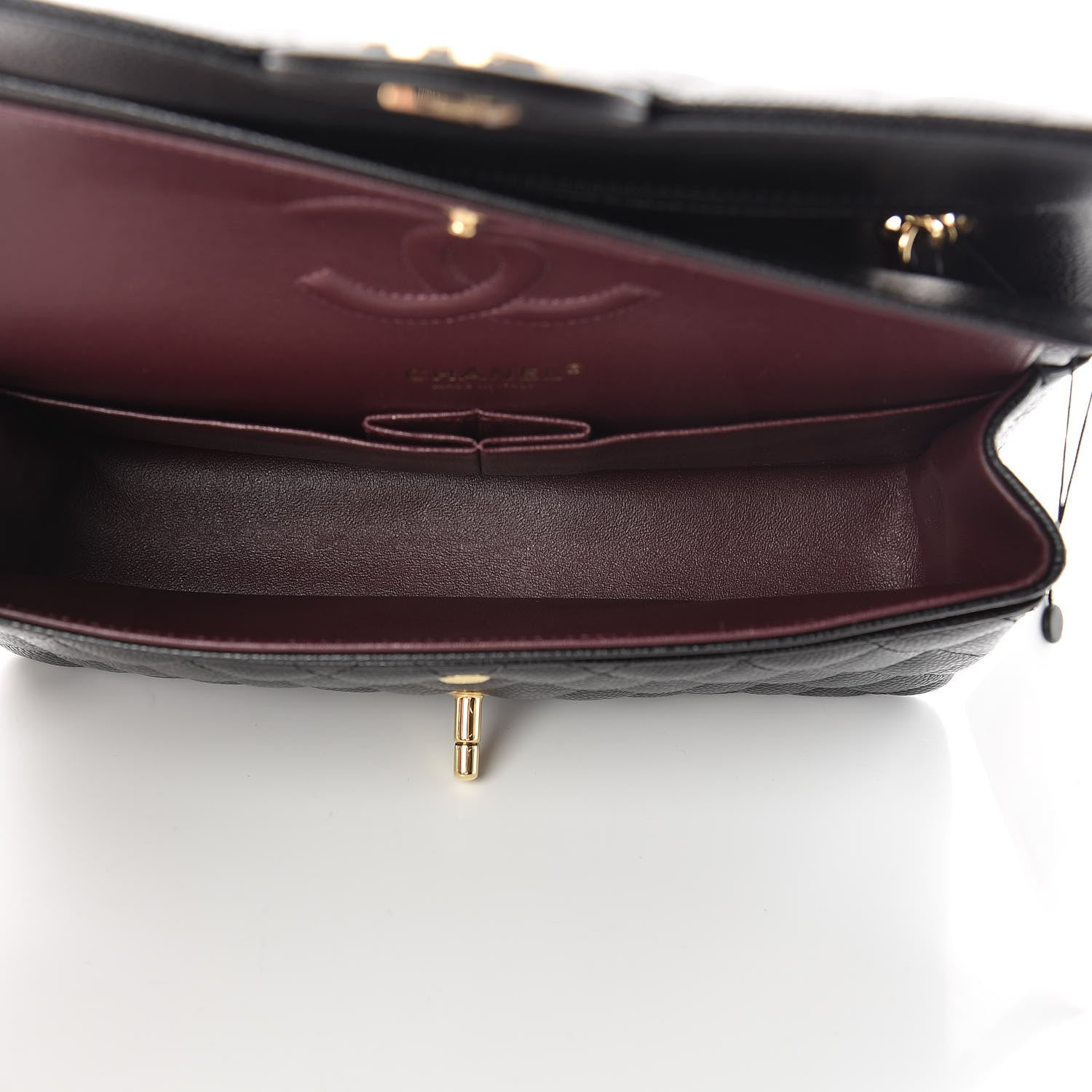 Chanel Caviar Quilted Medium Double Flap Black 5 of 11