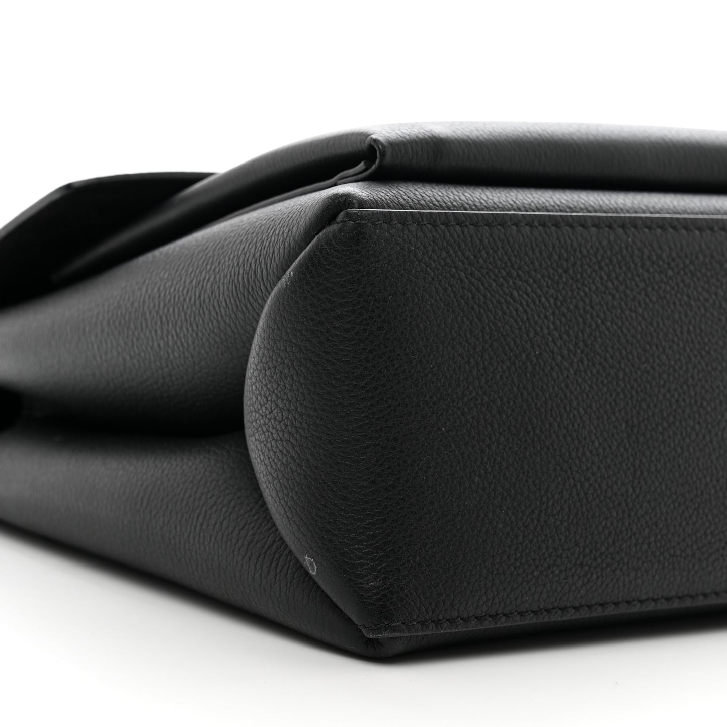 Soft Calfskin My Lockme Top Handle Black