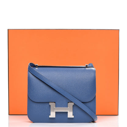 Hermes Epsom Constance 18 Bleu Agate 13 of 13