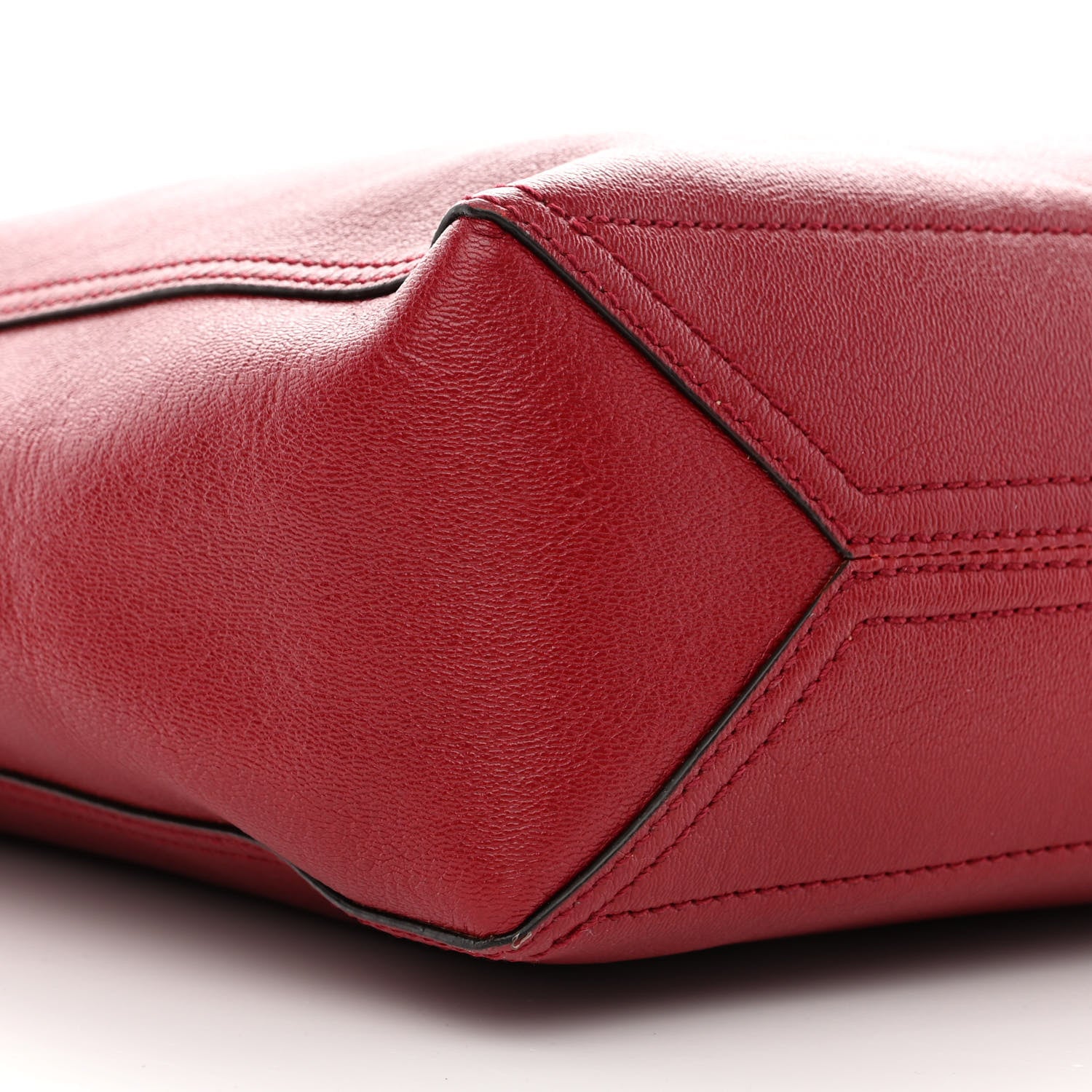 Gucci New Sakai Calfskin Lux Medium Dahlia Tote New Cherry Red 11 of 12