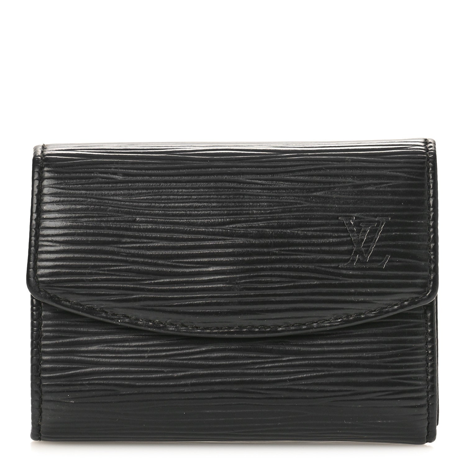 Louis Vuitton Epi Porte-Monnaie Simple Coin Purse Black 1 of 9