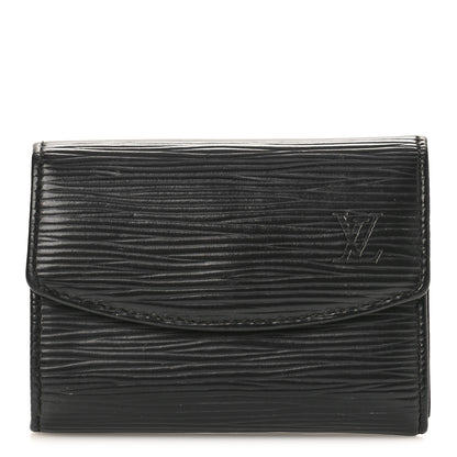 Louis Vuitton Epi Porte-Monnaie Simple Coin Purse Black 1 of 9