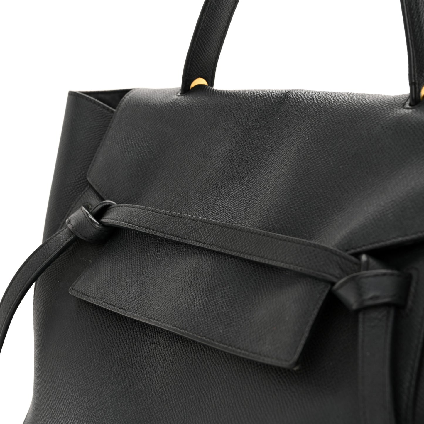 Grained Calfskin Mini Belt Bag Navy