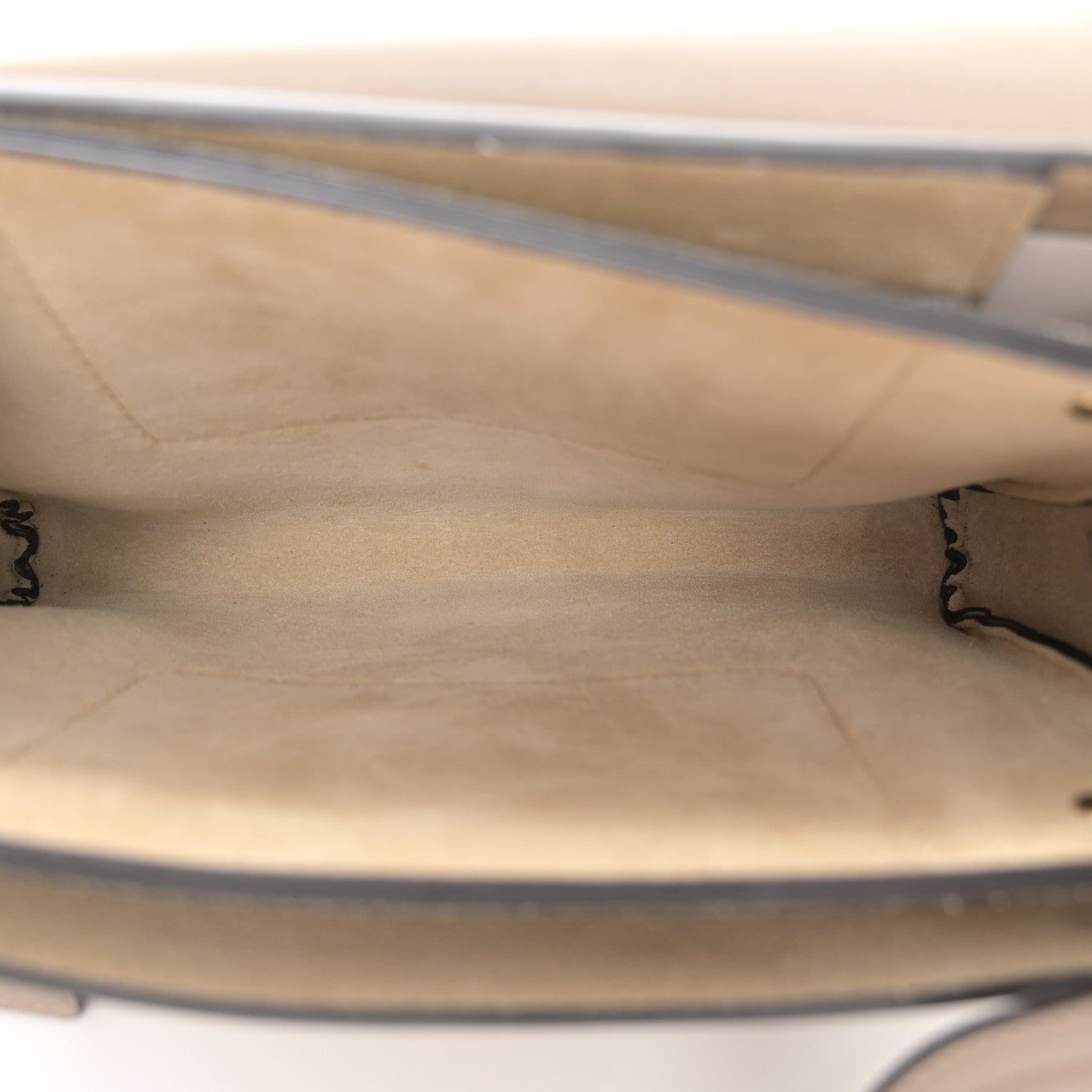 Chloe Suede Calfskin Small Faye Shoulder Bag Motty Grey 6 of 11