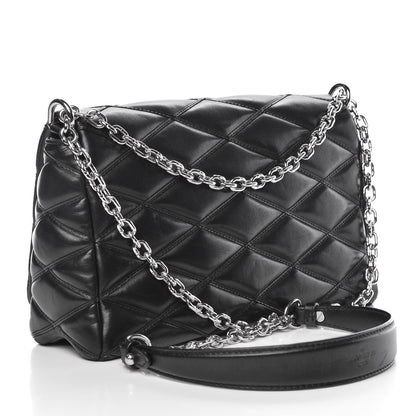 Louis Vuitton Lambskin Malletage GO-14 MM Black 4 of 20