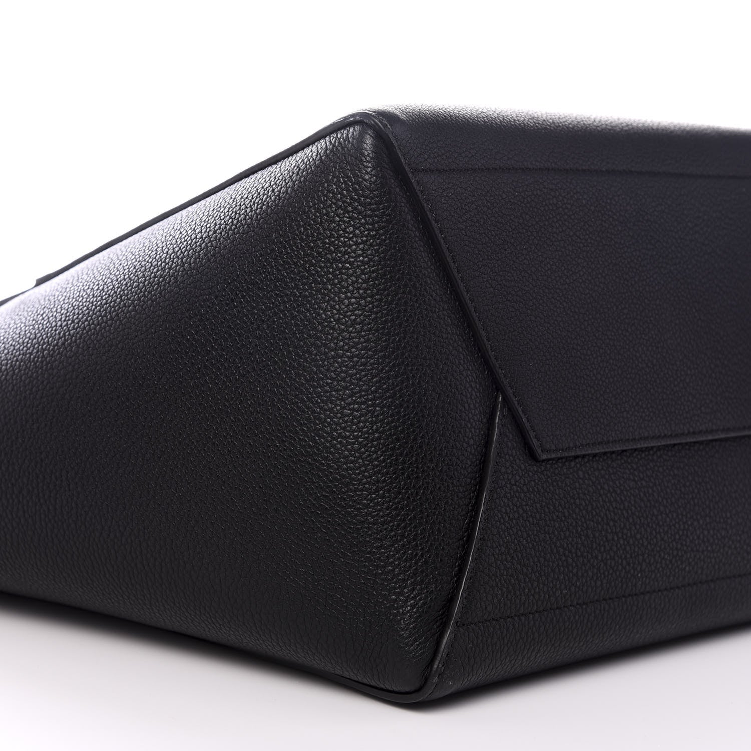 Celine Soft Grained Calfskin Sangle Bucket Bag Black 5 of 7