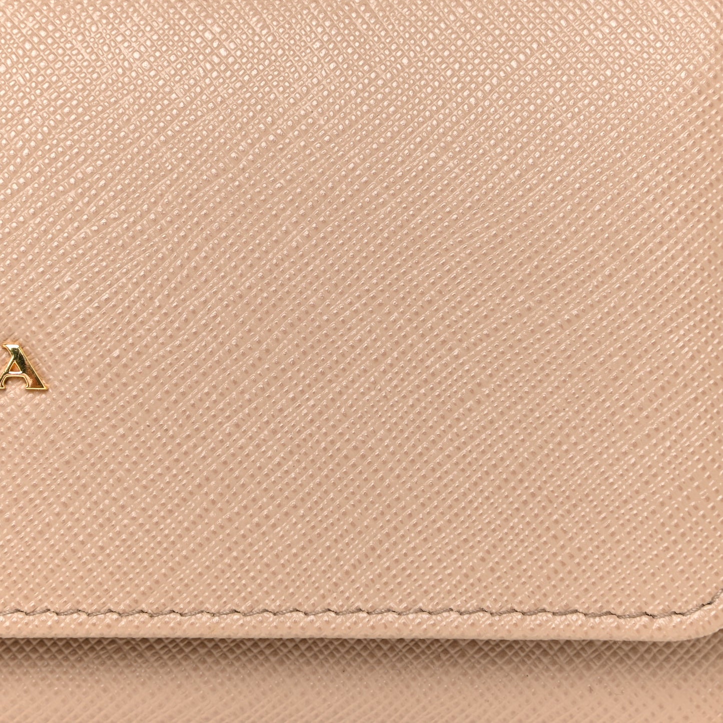 Saffiano Metal Continental Flap Wallet Cammeo