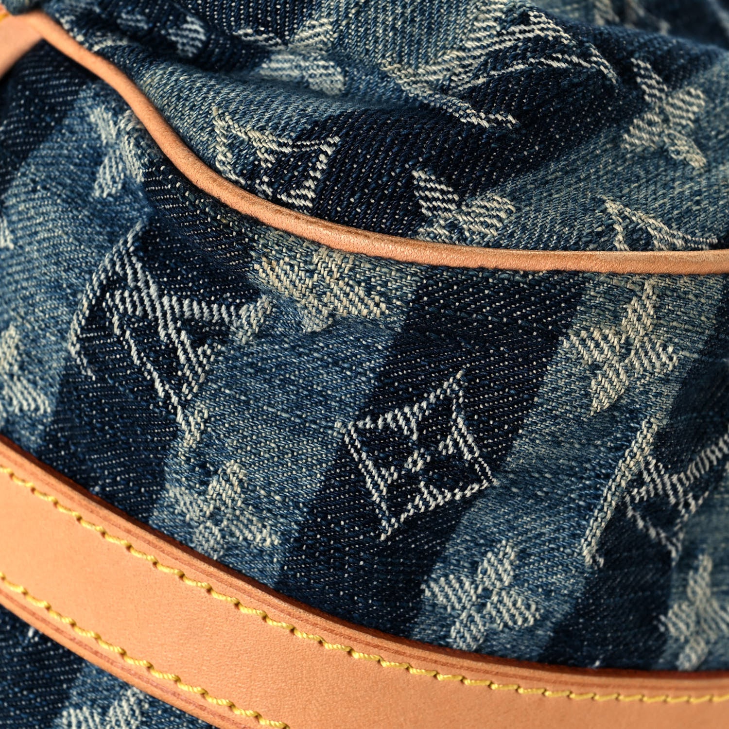 Louis Vuitton Denim Raye Porte Epaule MM 11 of 16