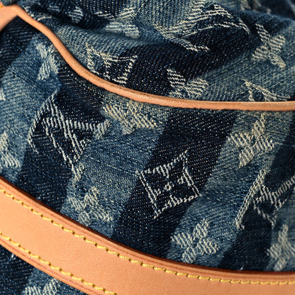 Louis Vuitton Denim Raye Porte Epaule MM 11 of 16