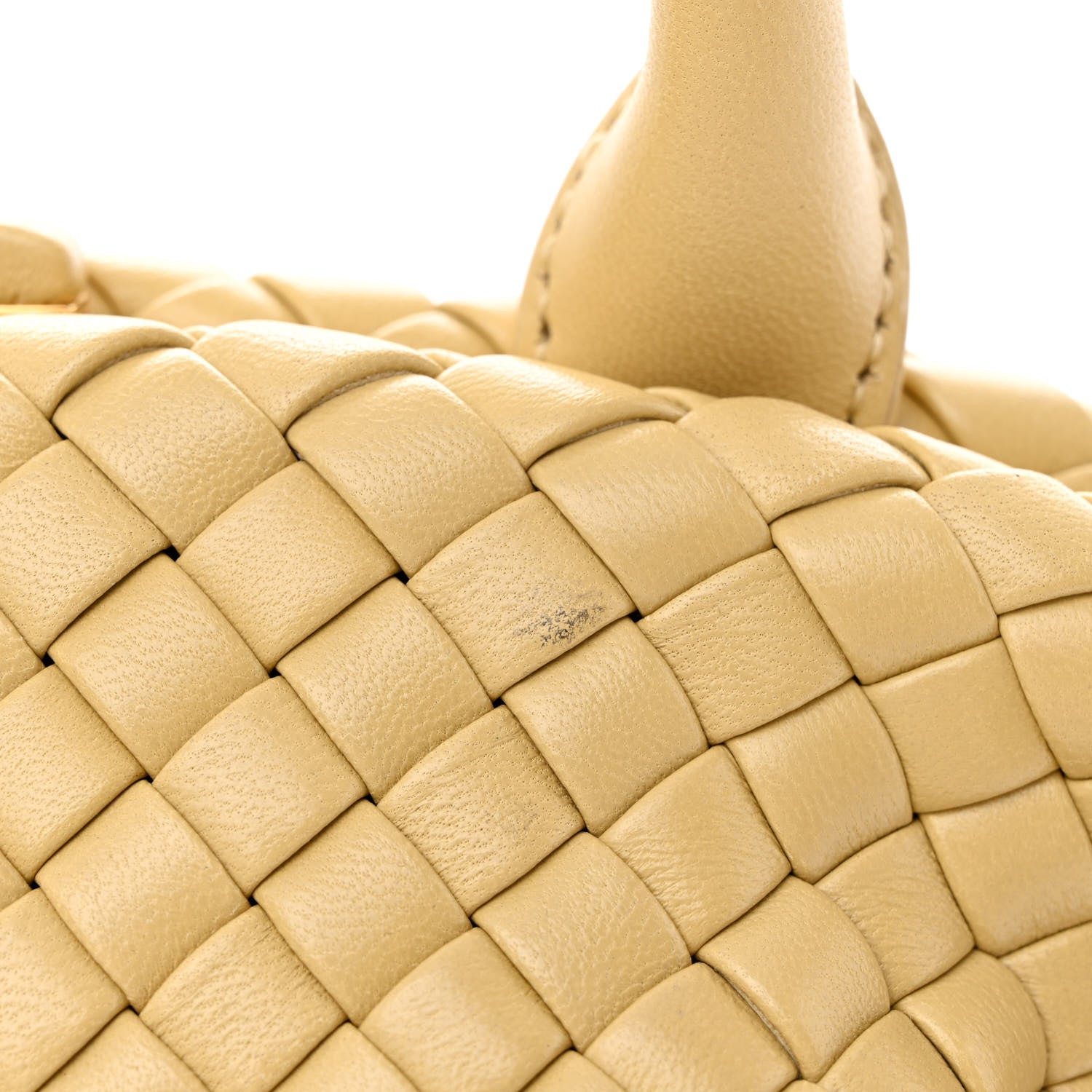 Bottega Veneta Nappa Intrecciato Padded Small The Top Handle Tote Bag Porridge 11 of 12