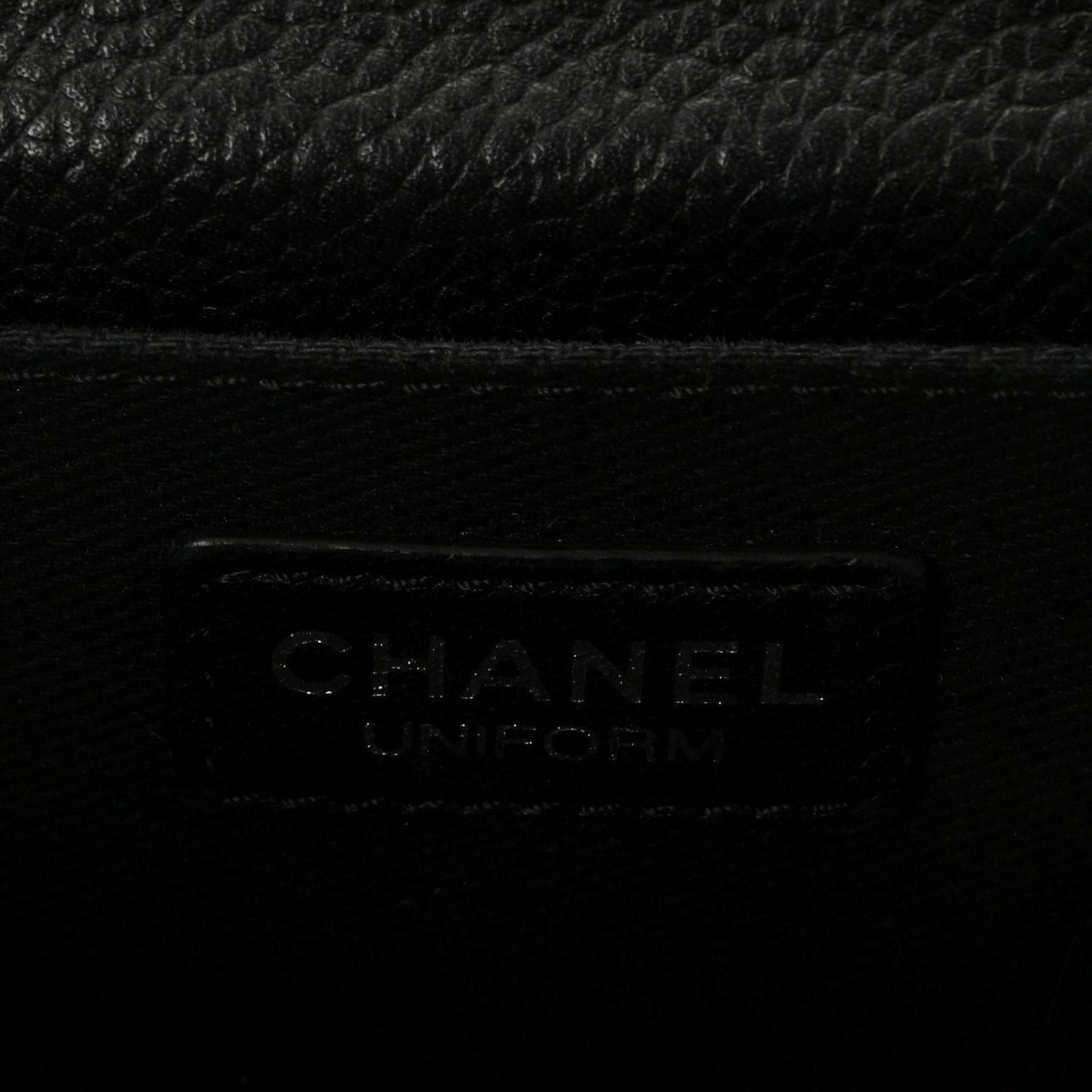 Grained Calfskin Quilted 2.55 Reissue Flap Belt Bag Clutch Black