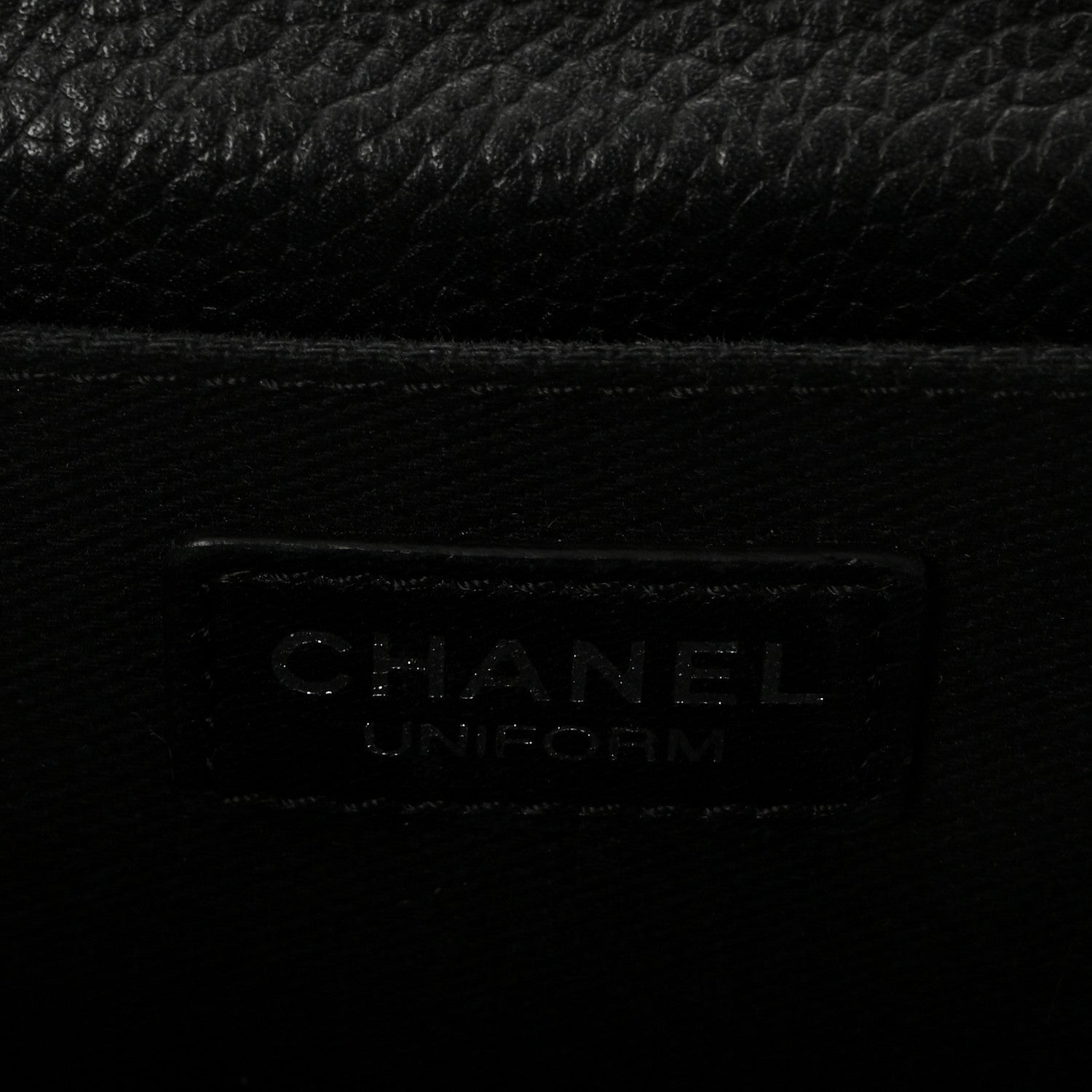 Chanel Grained Calfskin Quilted 2.55 Reissue Flap Belt Bag Clutch Black 11 of 19